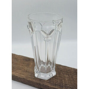 1 Lenox Butterfly Meadow Garden 6.5" Iced Tea Tumbler Clear Drinking Glass